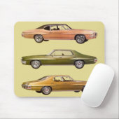 1970 drie spierauto's muismat (Met muis)