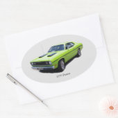 1970 Duster Oval Sticker (Envelop)