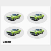 1970 Duster Oval Sticker (Vel)
