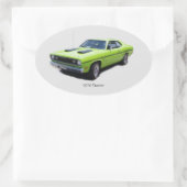 1970 Duster Oval Sticker (Tas)