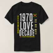 1970 ECHTE MANNEN SLOW DANCE Basic Donker T-shirt (Design voorkant)