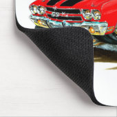 1970 El Camino Red-Black Truck Muismat (Hoek)