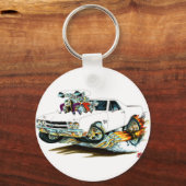 1970 El Camino White Truck Sleutelhanger (Voorkant)