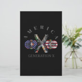 1970 Generation X American Skateboard Briefpapier (Staand voorkant)