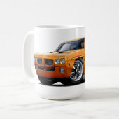 1970 GTO rechter Oranje auto Koffiemok (Voorkant links)