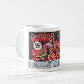 1970 HORROR REGISTER AD COFFEE MOK (Voorkant links)