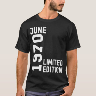 1970 June Happy Birthday Party T-shirt