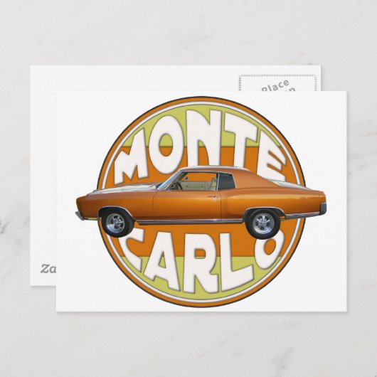 1970 koperen kameel van monte carlo briefkaart (Voorkant / Achterkant)