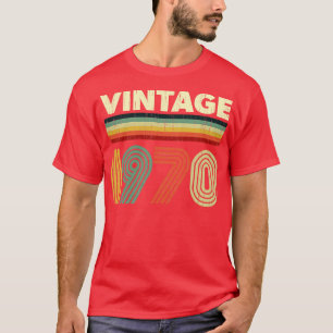 1970 laptop van 51 jaar oud ontwerp t-shirt