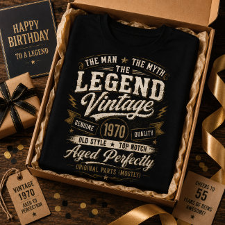 1970 Legendarische Verouderde Perfect Retro 56e Ve T-shirt