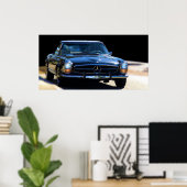 1970 Mercedes-Benz 200-reeks California Special Poster (Thuiskantoor)