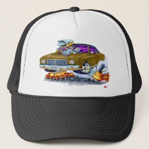 1970 Monte Carlo Brown Car Trucker Pet
