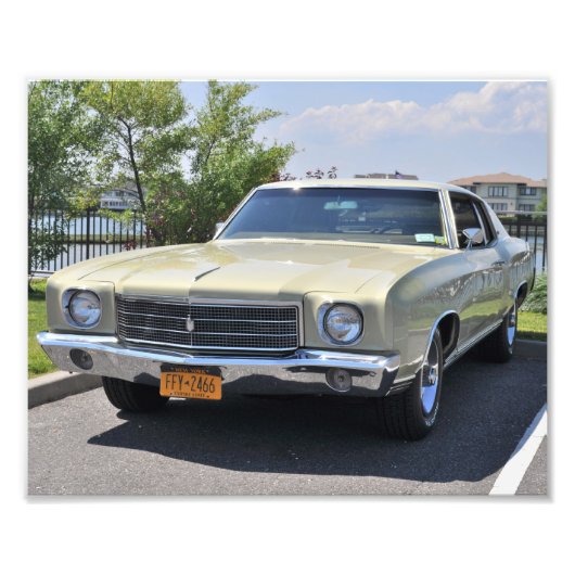 1970 Monte Carlo Foto Afdruk (Voorkant)