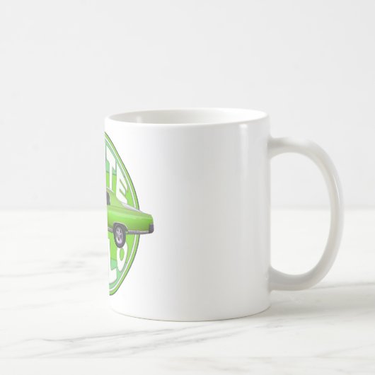 1970 monte carlo groene machine koffiemok (Rechts)