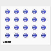 1970 Monte Carlo Midnight Blue Ronde Sticker (Vel)