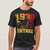  1970 Motocross Dirt Bike 50th Birthday Gif T-shirt (Voorkant)