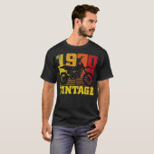  1970 Motocross Dirt Bike 50th Birthday Gif T-shirt (Voorkant volledig)