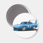 1970 Nascar Superbird Petty Magneet (Voorkant / Achterkant)