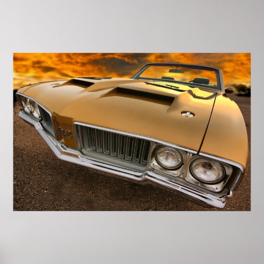 1970 Olds 4-4-2 W-30 Poster (Voorkant)