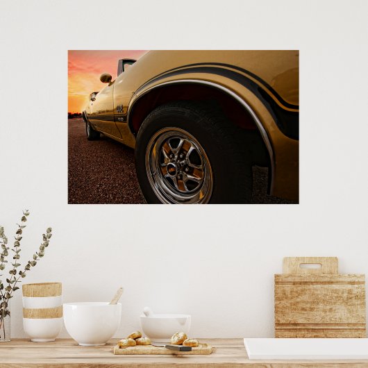 1970 Olds 4-4-2 W-30 Poster (Keuken)