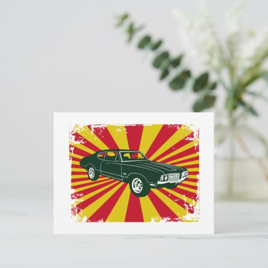 1970 Oldsmobile 442 Briefkaart (Staand voorkant)