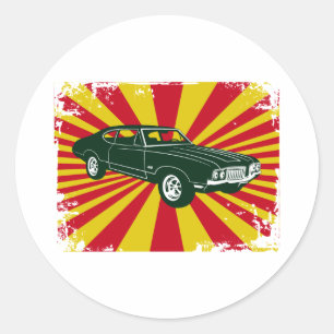 1970 Oldsmobile 442 Ronde Sticker
