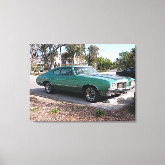 1970 Oldsmobile Cutlass Sport Wrapped Canvas (Voorkant)