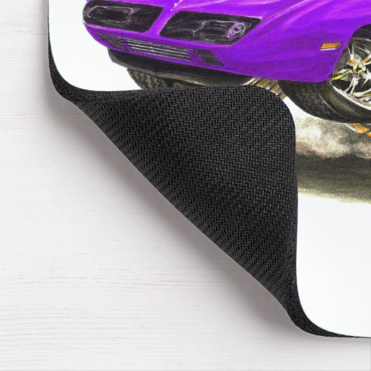 1970 Paarse supervogelwagen Muismat (Hoek)