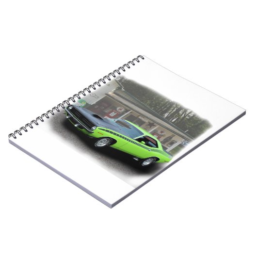 1970 Plymouth AAR Cuda in vulstato series Notitieboek (Linkerzijde)