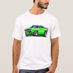1970 Plymouth Cuda Green Car T-shirt