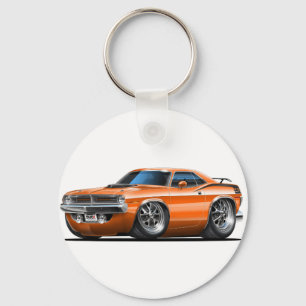 1970 Plymouth Cuda Oranje auto Sleutelhanger