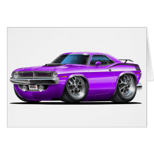 1970 Plymouth Cuda Paarse auto