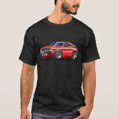 1970 Plymouth Cuda Red Car T-shirt (Voorkant)