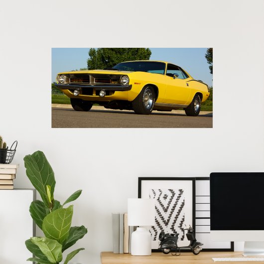 1970 Plymouth Hemi Cuda Poster (Thuiskantoor)