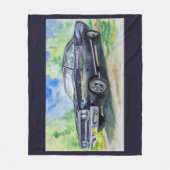 1970 Plymouth Hemi Roadrunner Throw Fleece Deken (Voorkant)