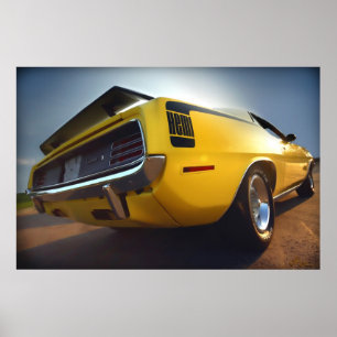 1970 Plymouth HEMI'Cuda Hemicuda Poster