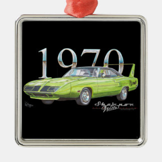1970 Plymouth Superbird Kerstannament Metalen Ornament