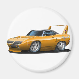 1970 Plymouth Superbird Oranje Car Magneet