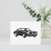 1970 Pontiac Firebird 400 Ram Air Briefkaart (Staand voorkant)