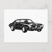1970 Pontiac Firebird 400 Ram Air Briefkaart (Voorkant)