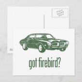 1970 Pontiac Firebird 400 Ram Air Briefkaart (Voorkant / Achterkant)