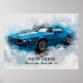 1970 Pontiac Firebird Trans Am Ram Air III Poster (Voorkant)