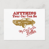 1970 Pontiac GTO 455 "JUDGE" Briefkaart (Voorkant)