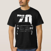 1970 Pontiac GTO Front Grill Uitzicht met jaar T-shirt (Voorkant)