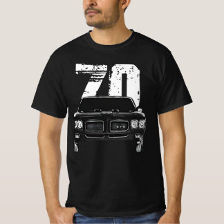 1970 Pontiac GTO Front Grill Uitzicht met jaar T-shirt