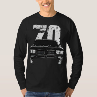1970 Pontiac GTO Front Grill View with Year Classi T-shirt