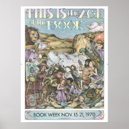 1970 Poster van de boekweek van kinderen