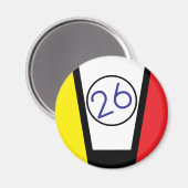 1970 RACE MAGNEET (Voorkant / Achterkant)