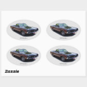 1970 Ranchero-sticker Ovale Sticker (Vel)