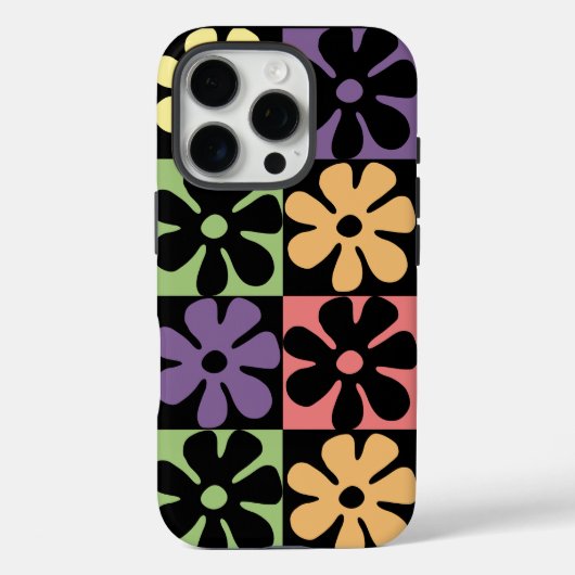 1970 Retro Daisies Case-Mate iPhone Case (Achterkant)
